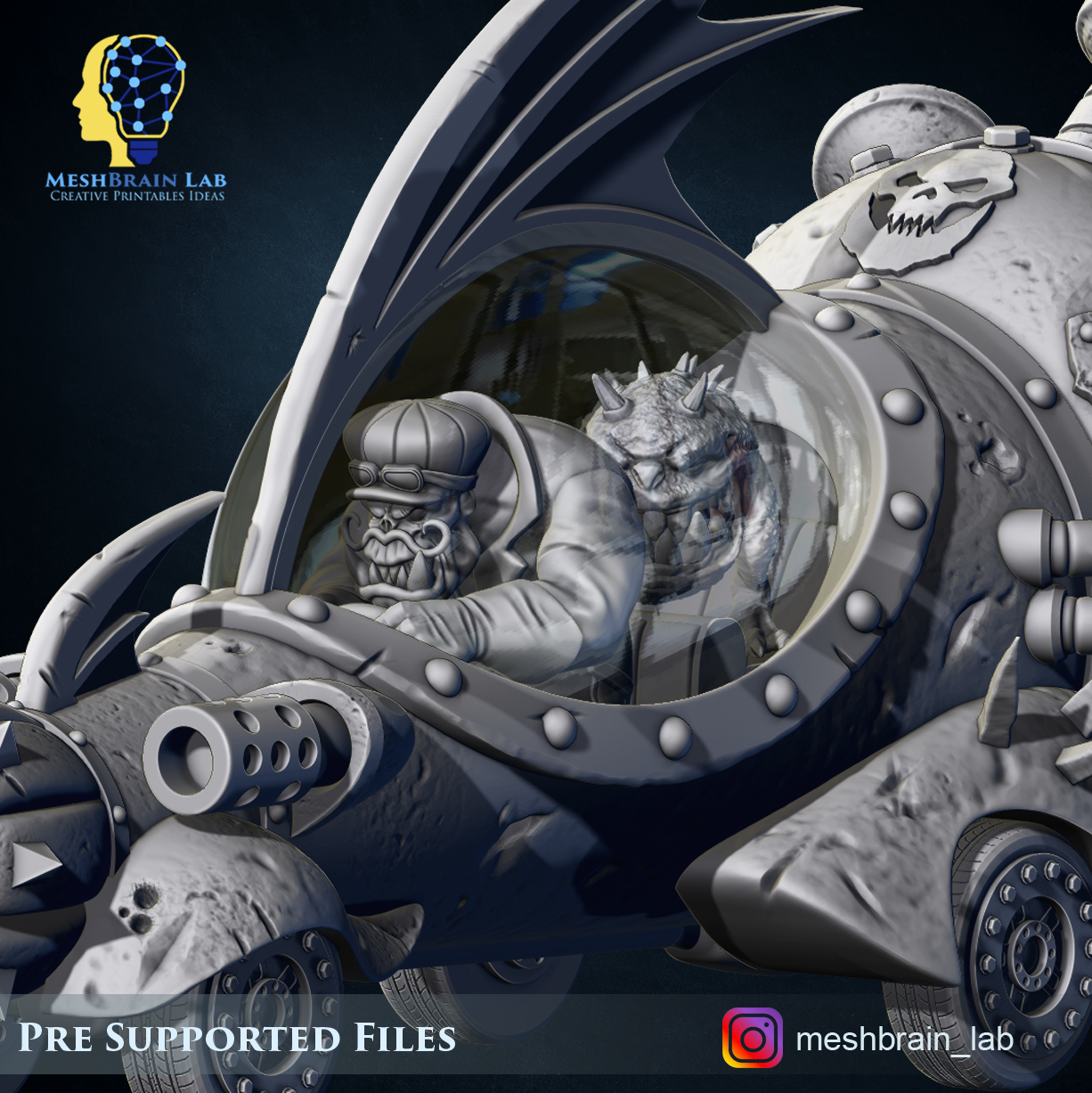 Evil Machine Race Ork car